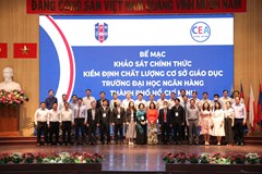 Closing ceremony of the official survey for external assessment at Ho Chi Minh University of Banking (HUB)