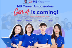 Chương trình tuyển chọn Đại sứ Thương hiệu tuyển dụng MB Gen 04	
