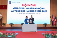 Hội nghị viên chức, người lao động và tổng kết năm học 2022-2023 sẵn sàng cho năm học mới thành công