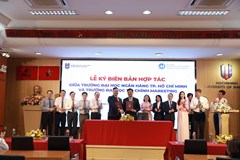 Lễ Ký Kết Hợp Tác Giữa Trường Đại học Ngân hàng TP.HCM (HUB) và Đại học Tài chính – Marketing (UFM)