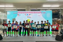 HUB đạt giải nhất đơn nam – Giải bóng bàn học sinh, sinh viên, TP. Hồ Chí Minh năm 2024