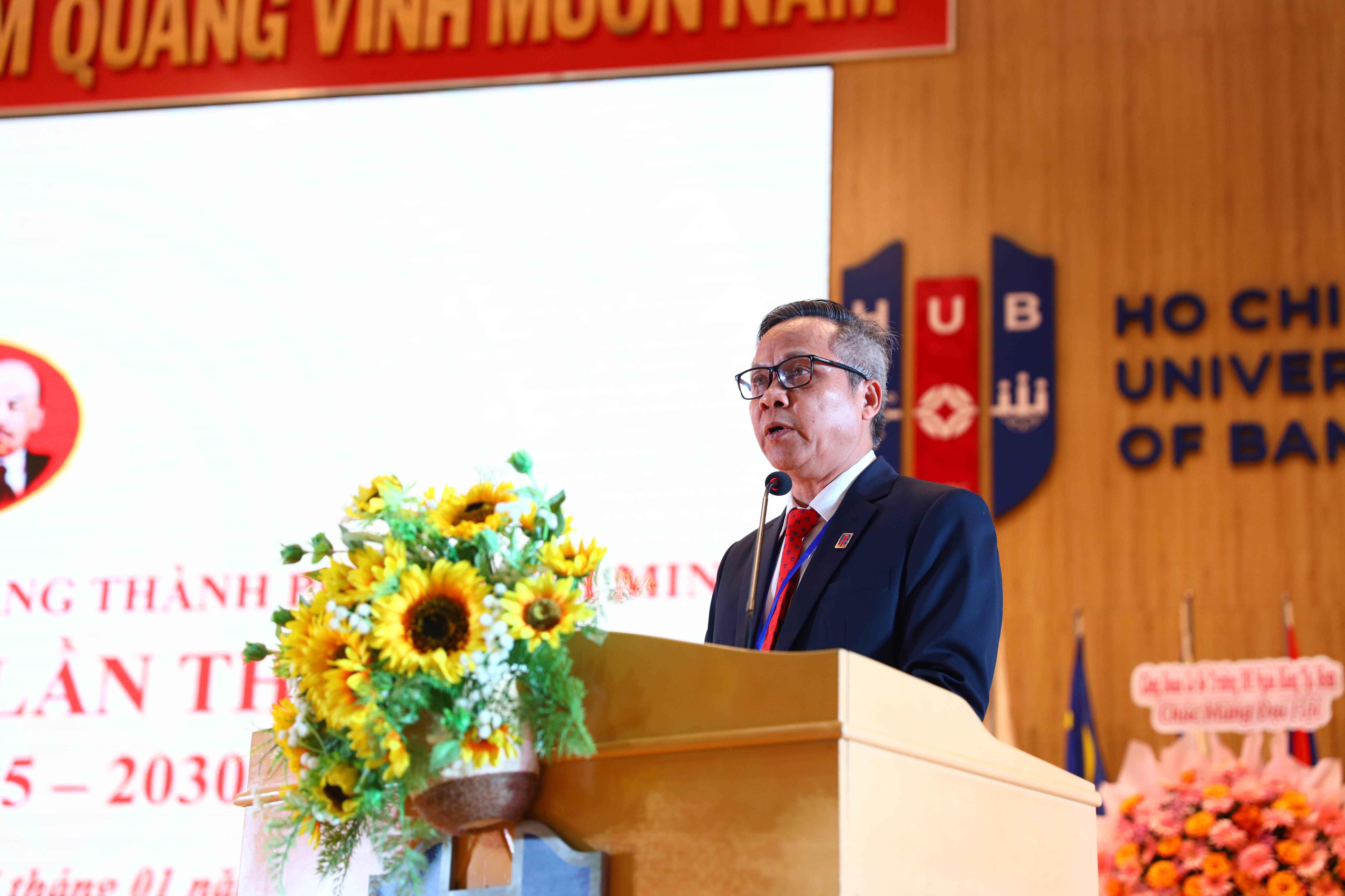 Đồng chí Đoàn Thanh Hà phát biểu Khai mạc Đại hội