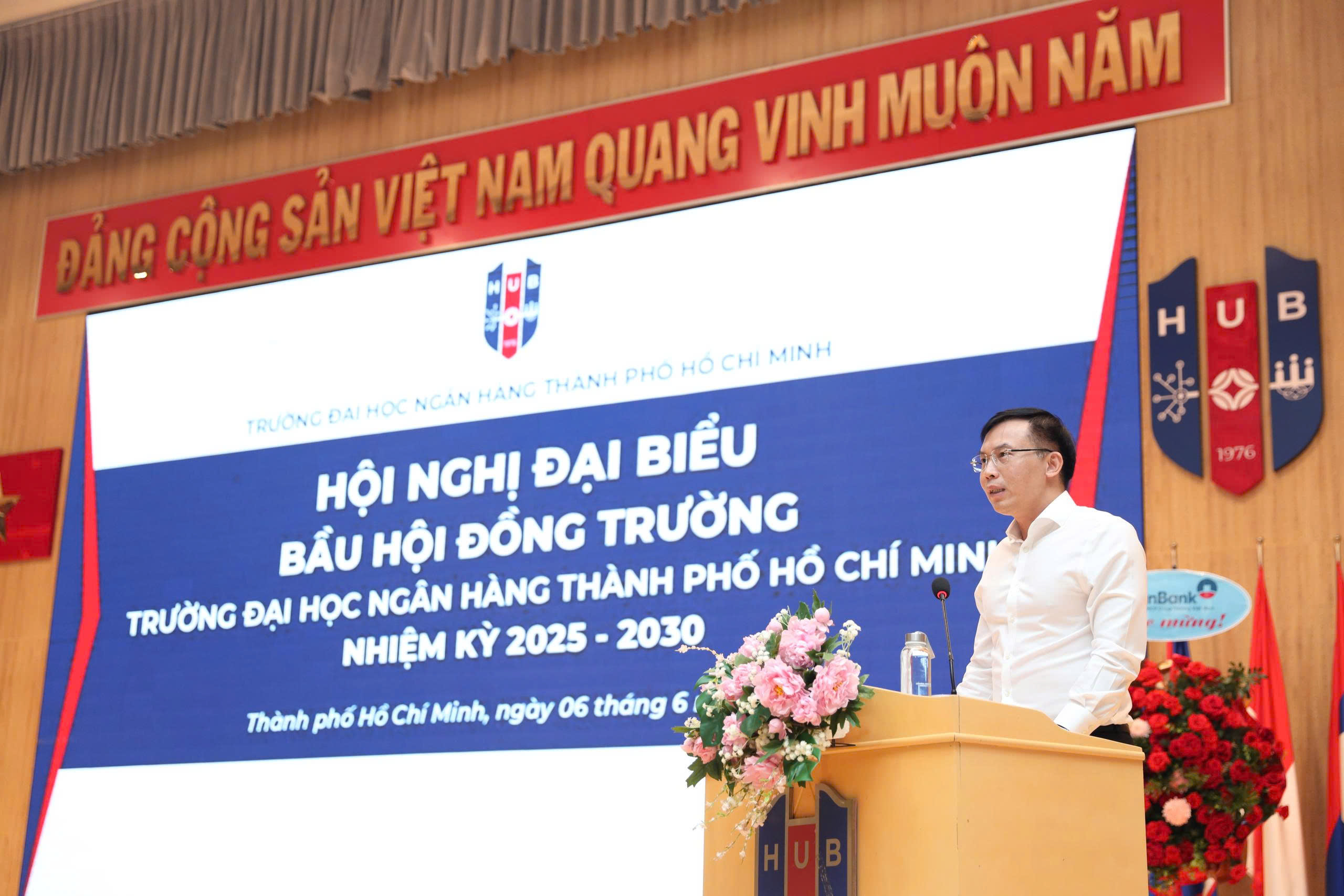 Ông Lê Việt Hùng – Phó Vụ trưởng Vụ Tổ chức cán bộ, Ngân hàng Nhà nước phát biểu