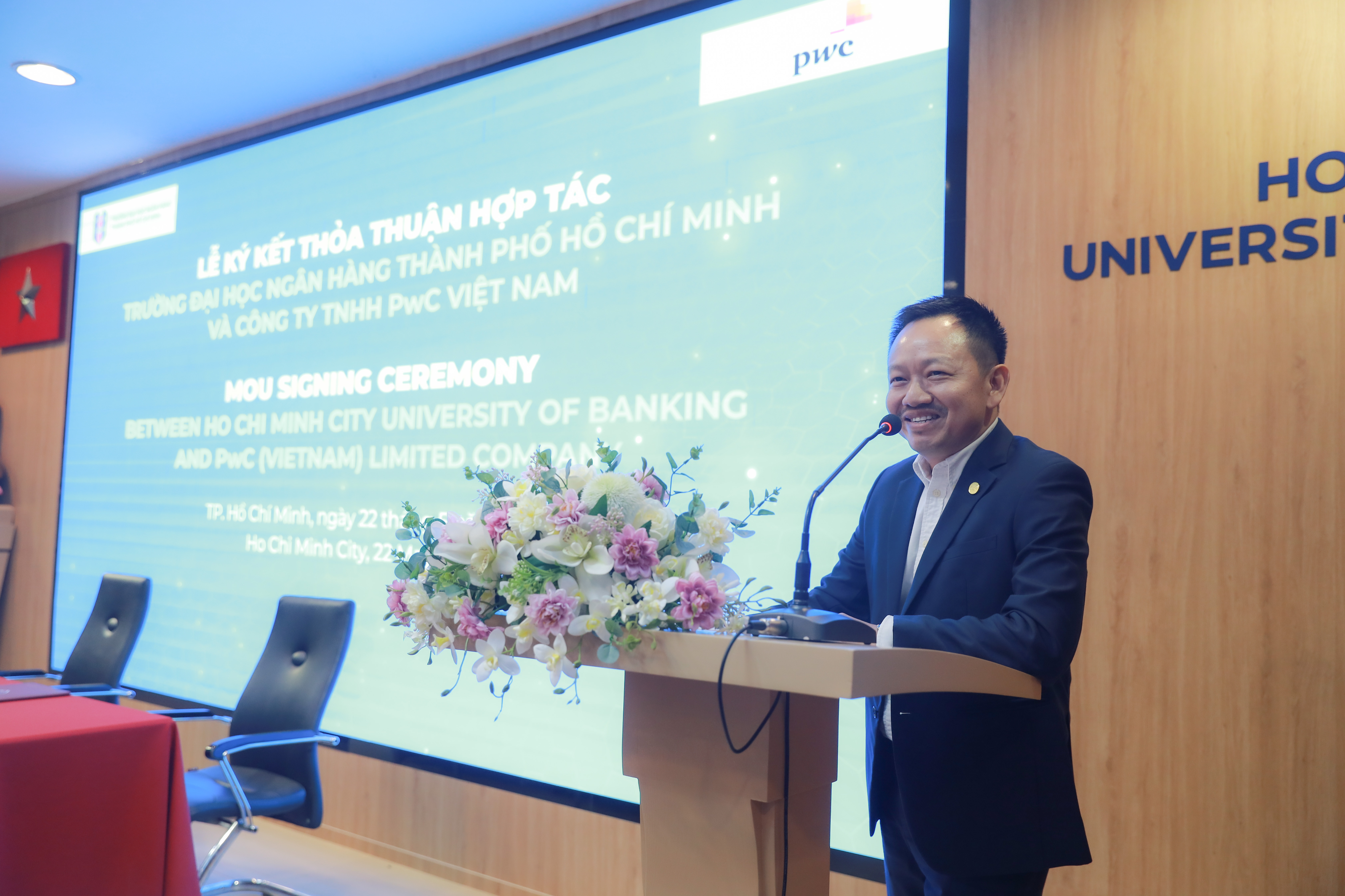 Ông Quách Thành Châu - Phó Tổng giám đốc PwC phát biểu
