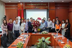 Lễ ký kết biên bản ghi nhớ hợp tác giữa Trường Đại học Ngân hàng TP.HCM và Hiệp hội Internet Việt Nam (VIA)